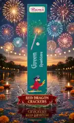 30 CM GREEN SPARKLERS
